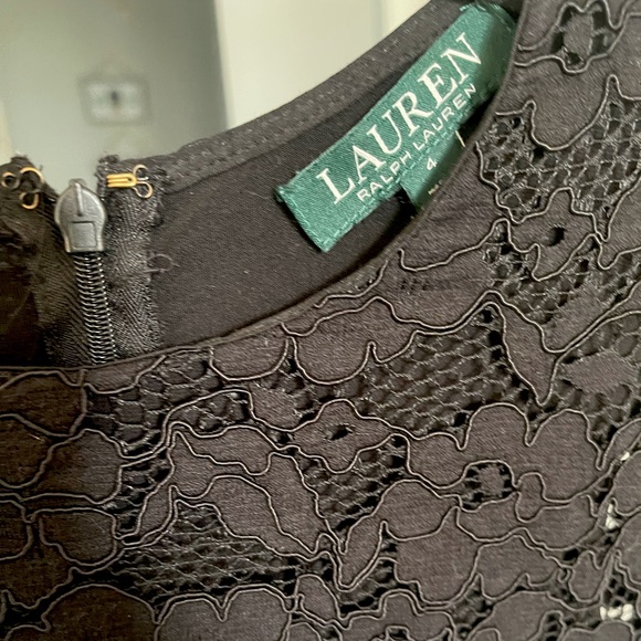 Lauren Ralph Lauren Corded Lace Cocktail Dress - Picture 8 of 9